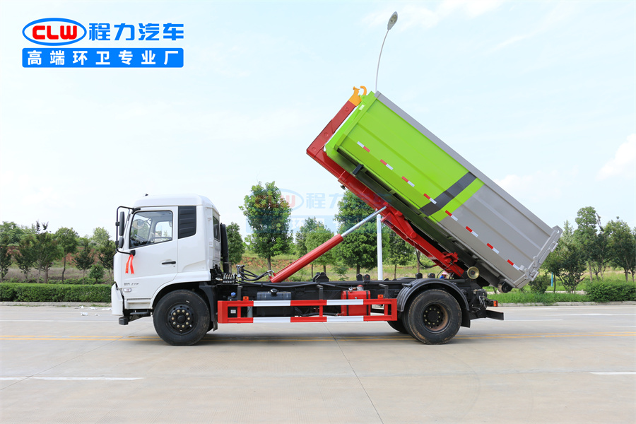 12~16方東風(fēng)天錦勾臂垃圾車(chē) 12~16方東風(fēng)天錦勾臂垃圾車(chē)